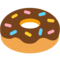 Doughnut emoji on Mozilla